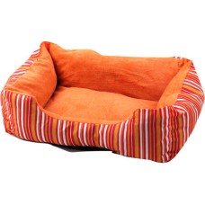 Pawise Κρεβάτι Σκύλου πορτοκαλί ρίγα