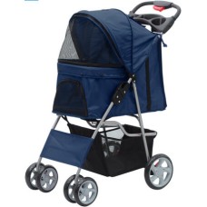 Pawise Καρότσι μεταφοράς με 4 ρόδες Μπλε 68x46x100cm Pawise Καρότσι μεταφοράς με 4 ρόδες Μπλε 68x46x100cm