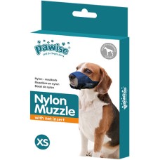 Pawise Ρυθμιζόμενο φίμωτρο νάιλον με δίχτυ προσαρμόσιμο στο λαιμό που δεν ενοχλεί τον σκύλο σας