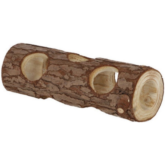 Kerbl Παιχνίδι τρωκτικών τούνελ από φυσικό ξύλο 20 cm