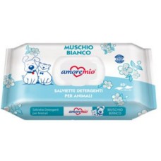 Amoremio υγρά μαντηλάκια καθαρισμού musk ιδανικά για το τρίχωμα του κατοικίδιου ζώου σας