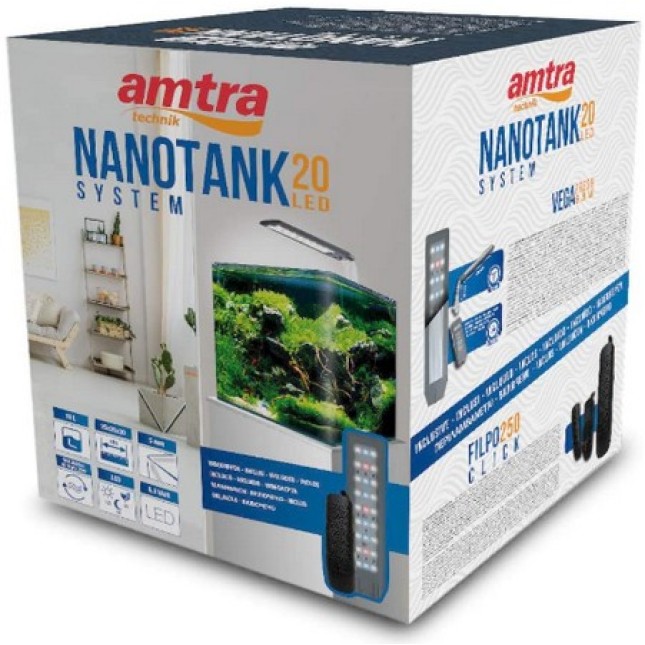 Amtra Nanotank Cube System 20 25x25x30cm