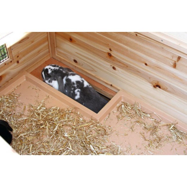 Kerbl Σπίτι για μικρά ζώα Tyrol Alpin μονωμένο και ανθεκτικό στις καιρικές συνθήκες 100 x 119 cm