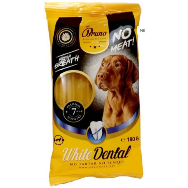 Bruno Premium white dental sticks Medium με εξαιρετική λευκαντική δράση