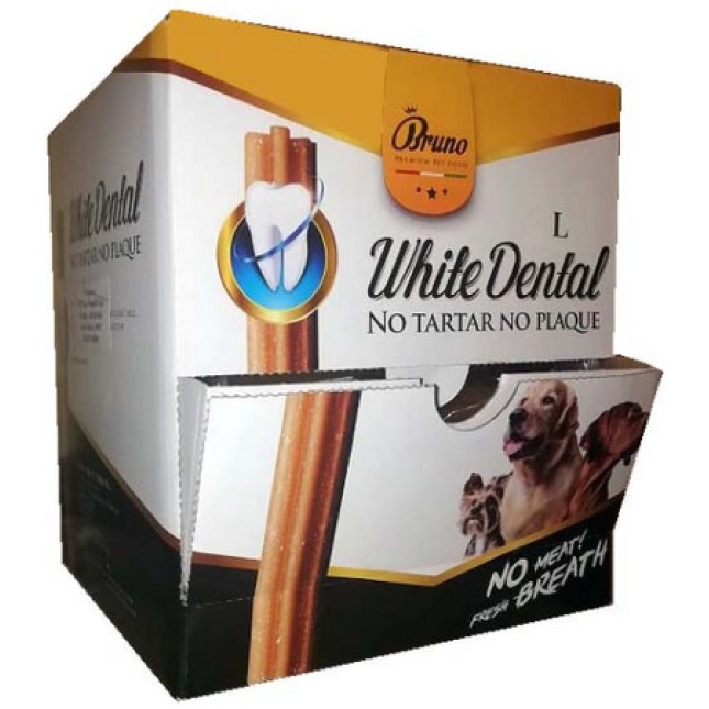 Bruno Premium white dental sticks Large με εξαιρετική λευκαντική δράση