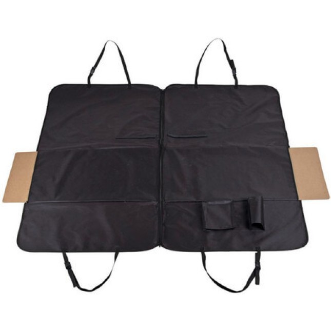 Kerbl Πολυλειτουργικό κάλυμμα καθίσματος αυτοκίνητου με πλάκες στήριξης with Support Plates μαύρο