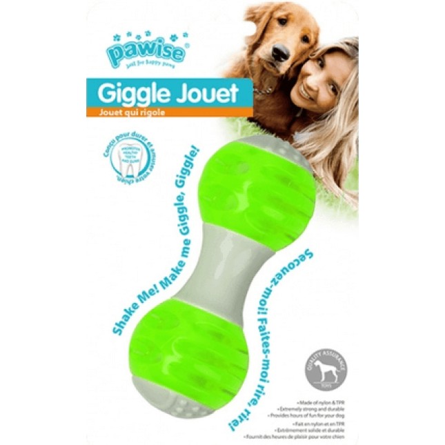 Pawise Παιχνίδι Σκύλου σε σχήμα dumbell με ήχο σε χρώμα πράσινο ή πορτοκαλί Pawise Παιχνίδι Σκύλου σε σχήμα dumbell με ήχο σε χρώμα πράσινο ή πορτοκαλί