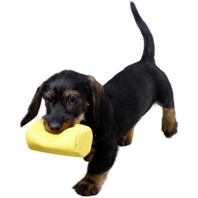 Kerbl παιχνίδι και εκπαίδευση σάκος με λιχουδιές για σκύλους κίτρινο