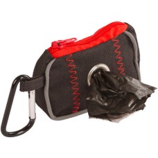Kerbl τσάντα για σακούλες περισυλλογής ακαθαρσιών μαύρο /κόκκινο 8x5, 5x4cm