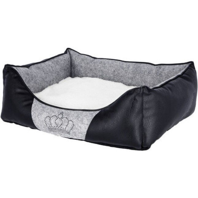 Kerbl Snugly κρεβατάκι σκύλου Chiara 55x45x18cm μαύρο/γκρι Kerbl Snugly κρεβατάκι σκύλου Chiara 55x45x18cm μαύρο/γκρι