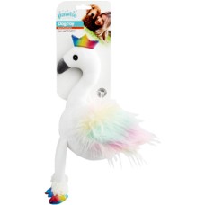 Pawise Παιχνίδι Σκύλου Rainbow World φλαμίνγκο είναι ιδανικό για παιχνίδια και αγκαλιές Pawise Παιχνίδι Σκύλου Rainbow World φλαμίνγκο είναι ιδανικό για παιχνίδια και αγκαλιές