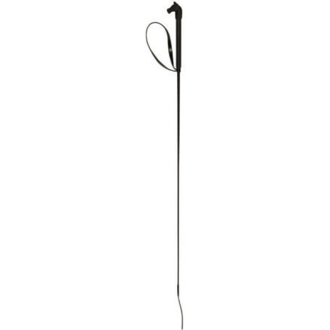 Covalliero μαστίγιο 90cm μαύρο με λαβή από PVC Covalliero μαστίγιο 90cm μαύρο με λαβή από PVC