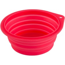 Kerbl Μπολ ταξιδιού πτυσσόμενο Σιλικόνης 500 ml ροζ Kerbl Μπολ ταξιδιού πτυσσόμενο Σιλικόνης 500 ml ροζ
