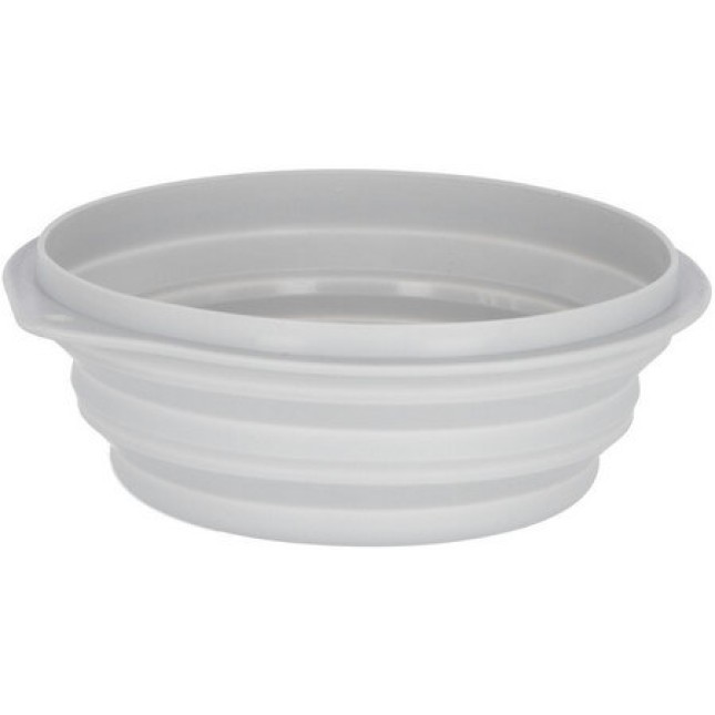 Kerbl Μπολ ταξιδιού πτυσσόμενο Σιλικόνης 2000ml, γκρι Kerbl Μπολ ταξιδιού πτυσσόμενο Σιλικόνης 2000ml, γκρι