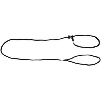 Kerbl οδηγός με πνίχτη ναύλον μαύρος with collar, 6 mm x 125 cm Kerbl οδηγός με πνίχτη ναύλον μαύρος with collar, 6 mm x 125 cm