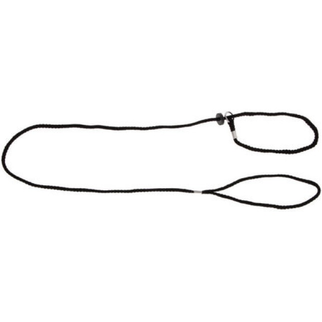 Kerbl οδηγός με πνίχτη ναύλον μαύρος with collar, 6 mm x 125 cm Kerbl οδηγός με πνίχτη ναύλον μαύρος with collar, 6 mm x 125 cm