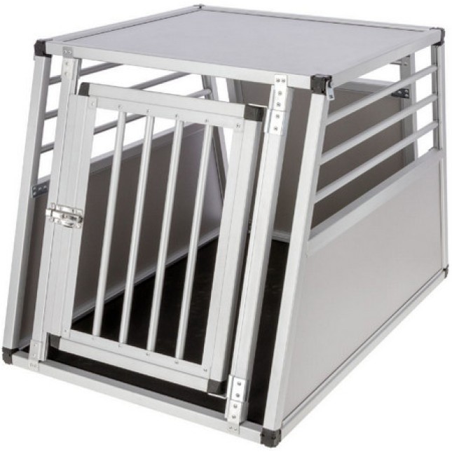 Kerbl κλουβί μεταφοράς αλουμινίου, με μια πόρτα για την ασφαλή μεταφορά σκύλων, κατάλληλο για ταξίδι