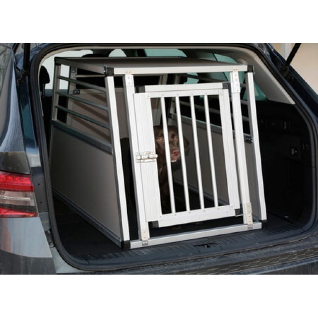 Kerbl κλουβί μεταφοράς αλουμινίου, με μια πόρτα για την ασφαλή μεταφορά σκύλων, κατάλληλο για ταξίδι