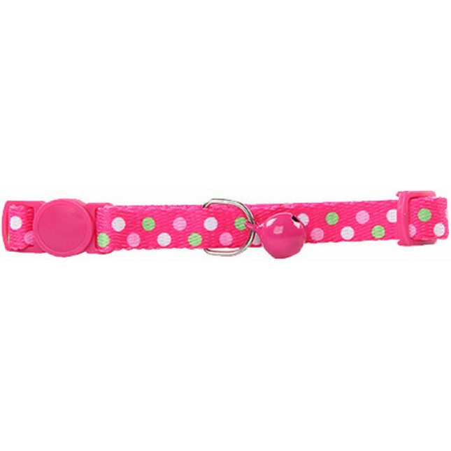 Pawise Κολάρο Γάτας Polka Dots Ροζ ιδανικό για όλες τις μικρές γατούλες 30cm Pawise Κολάρο Γάτας Polka Dots Ροζ ιδανικό για όλες τις μικρές γατούλες 30cm