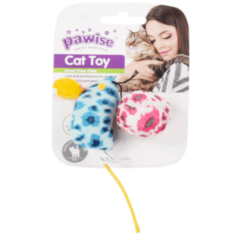 Pawise Παιχνίδι Γάτας Mice&Ball 12,5x7x3,5cm Pawise Παιχνίδι Γάτας Mice&Ball 12,5x7x3,5cm