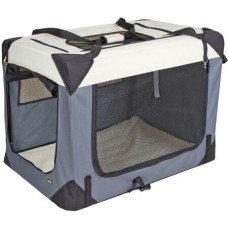 Kerbl Κλουβί μεταφοράς σκύλου 91x63,5x63,5cm, gray/beige Kerbl Κλουβί μεταφοράς σκύλου 91x63,5x63,5cm, gray/beige