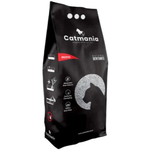 Catmania Λευκός ψιλός μπετονίτης χωρίς άρωμα 10lt Catmania Λευκός ψιλός μπετονίτης χωρίς άρωμα 10lt