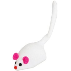 Kerbl παιχνίδι γάτας ποντίκι χαρίστε στη γάτα σας ατελείωτες ώρες διασκέδασης λευκό, 7x3,5cm