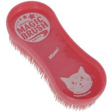 Kerbl MagicBrush Βούρτσα για γάτες ροζ για καθημερινό καθαρισμό, περιποίηση ή μασάζ.