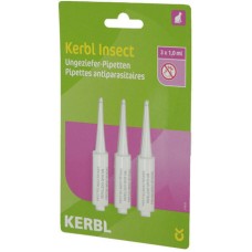 Kerbl Αντιπαρασιτικές αμπούλες για γάτες 3 pcs. on card 1.0 ml Kerbl Αντιπαρασιτικές αμπούλες για γάτες 3 pcs. on card 1.0 ml