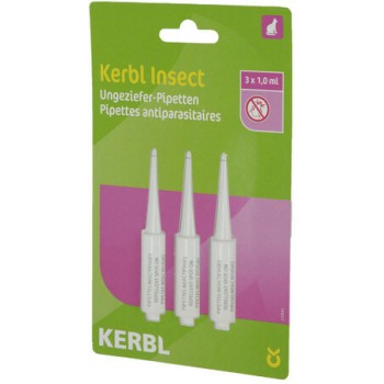 Kerbl Αντιπαρασιτικές αμπούλες για γάτες 3 pcs. on card 1.0 ml Kerbl Αντιπαρασιτικές αμπούλες για γάτες 3 pcs. on card 1.0 ml