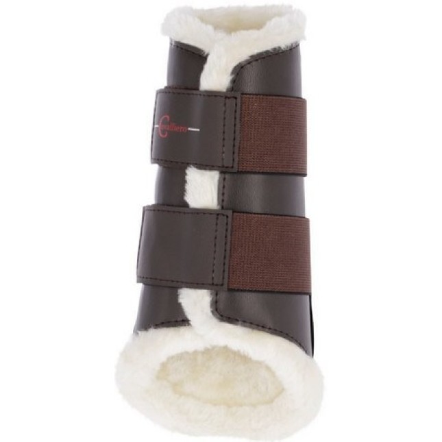 Covalliero Fleece γκέτες καφέ για προστασία των αρθρώσεων και των τενόντων Covalliero Fleece γκέτες καφέ για προστασία των αρθρώσεων και των τενόντων