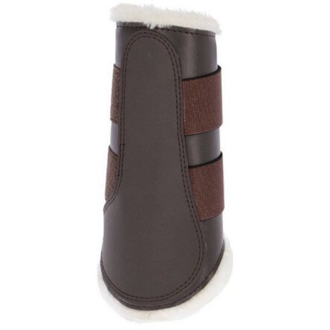 Covalliero Fleece γκέτες καφέ για προστασία των αρθρώσεων και των τενόντων Covalliero Fleece γκέτες καφέ για προστασία των αρθρώσεων και των τενόντων