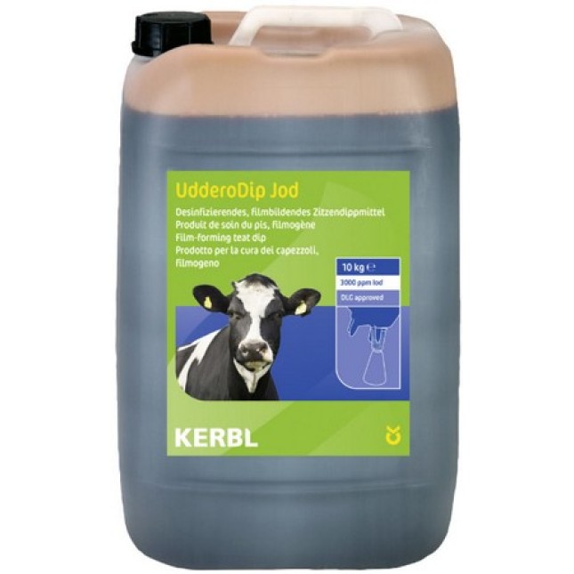 Kerbl Υγρό απολυμαντικό ιωδίου για θηλές 10kg Kerbl Υγρό απολυμαντικό ιωδίου για θηλές 10kg