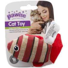 Pawise Παιχνίδι Γάτας Striped ψάρι Pawise Παιχνίδι Γάτας Striped ψάρι