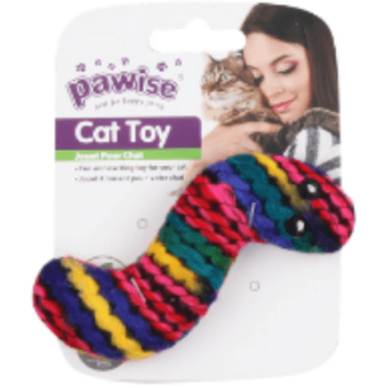 Pawise Παιχνίδι Γάτας Meowmeow σκουλήκι από μαλλί Pawise Παιχνίδι Γάτας Meowmeow σκουλήκι από μαλλί