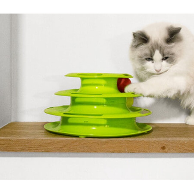 Pawise Παιχνίδι Γάτας διαδραστικό, πύργος θα προσφέρει ώρες διασκέδασης στη γάτα σας