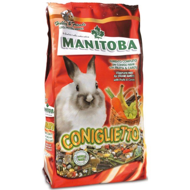 Manitoba Miscuglio Conigliento πλήρης τροφή για κουνέλια Manitoba Miscuglio Conigliento πλήρης τροφή για κουνέλια