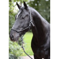 Kerbl Καπίστρι σχοινιού με κόμπους μαύρο/ γκρι Pony Kerbl Καπίστρι σχοινιού με κόμπους μαύρο/ γκρι Pony