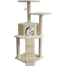 Pawise Ονυχοδρόμιο Cat Tree with Cave S πόλους ξυσίματος τυλιγμένους με σχοινί σιζάλ 65x59x128cm Pawise Ονυχοδρόμιο Cat Tree with Cave S πόλους ξυσίματος τυλιγμένους με σχοινί σιζάλ 65x59x128cm