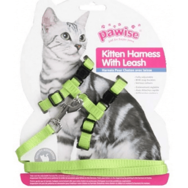 Pawise Σαμαράκι Γάτας (14.5-25/18-30cm) ρυθμιζόμενο με λουράκι1.20cm Pawise Σαμαράκι Γάτας (14.5-25/18-30cm) ρυθμιζόμενο με λουράκι1.20cm