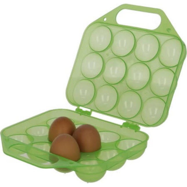 Kerbl Πλαστική θήκη μεταφοράς αυγών για 12 αυγά, πράσινο