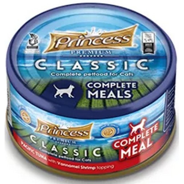 Princess Complete meal κοτόπουλο, τόνο και γαρίδες vannamei 170g Princess Complete meal κοτόπουλο, τόνο και γαρίδες vannamei 170g