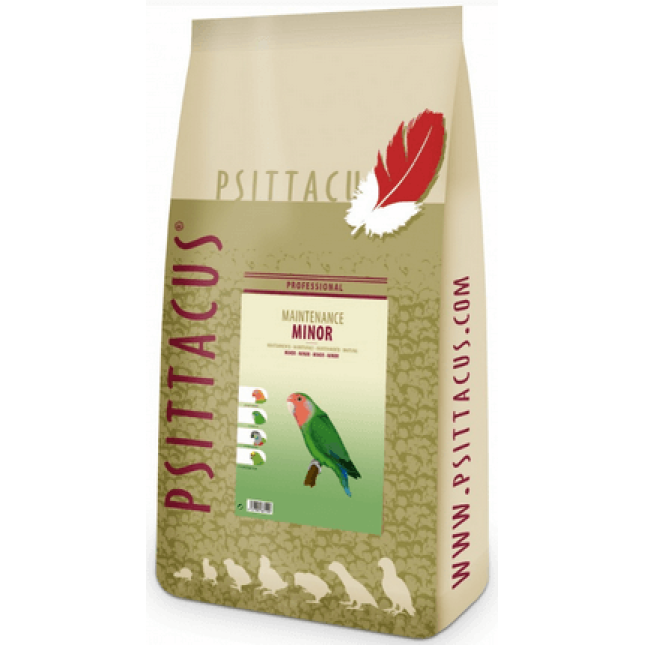 Psittacus Maintenance extruded ένα πλήρες φαγητό για μεσαίου και μικρού μεγέθους είδη 12kg Psittacus Maintenance extruded ένα πλήρες φαγητό για μεσαίου και μικρού μεγέθους είδη 12kg