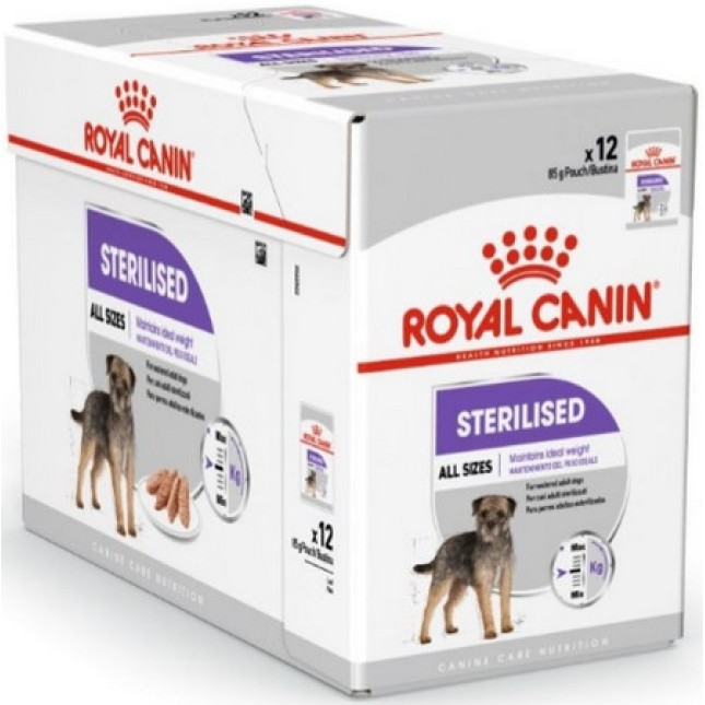 Royal Canin πλήρης τροφή Canine Care Nutrition Wet sterilised για ενήλικες στειρωμένους σκύλους