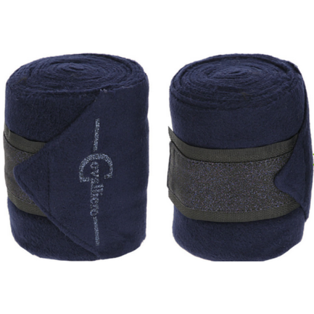 Covalliero Fleece επίδεσμος Empara, μπλε 4τμχ Covalliero Fleece επίδεσμος Empara, μπλε 4τμχ