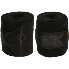 Covalliero Fleece επίδεσμος Empara, μαύρο 4τμχ Covalliero Fleece επίδεσμος Empara, μαύρο 4τμχ