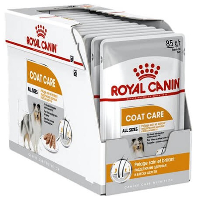 Royal Canin πλήρης τροφή Canine Care Nutrition Wet coat beauty 12x85g Royal Canin πλήρης τροφή Canine Care Nutrition Wet coat beauty 12x85g