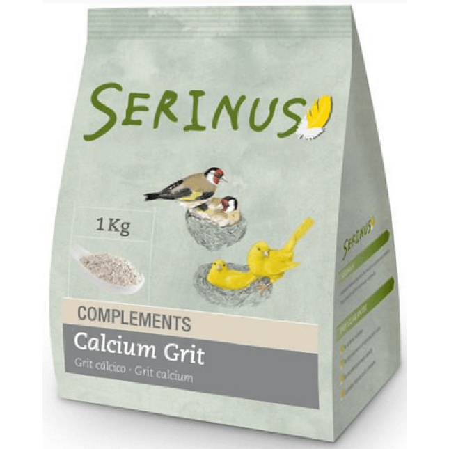 Serinus Calcium Grit Φυσική πηγή μεταλλικών αλάτων από οστρακοειδή και μαλάκια 1kg