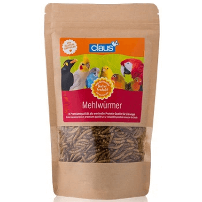 Claus Mealworm Aποξηραμένα σκουλήκια (πρωτεΐνη 60%, λιπαρά 25%) 75gr
