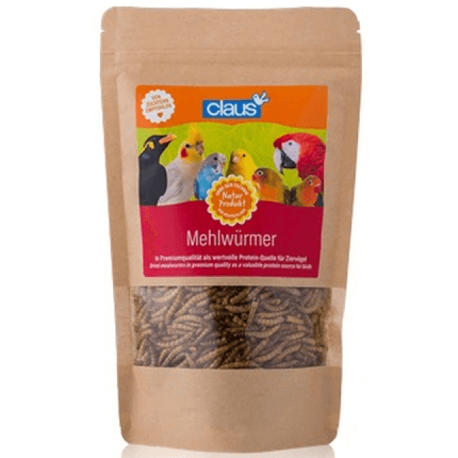 Claus Mealworm Aποξηραμένα σκουλήκια (πρωτεΐνη 60%, λιπαρά 25%) 75gr Claus Mealworm Aποξηραμένα σκουλήκια (πρωτεΐνη 60%, λιπαρά 25%) 75gr